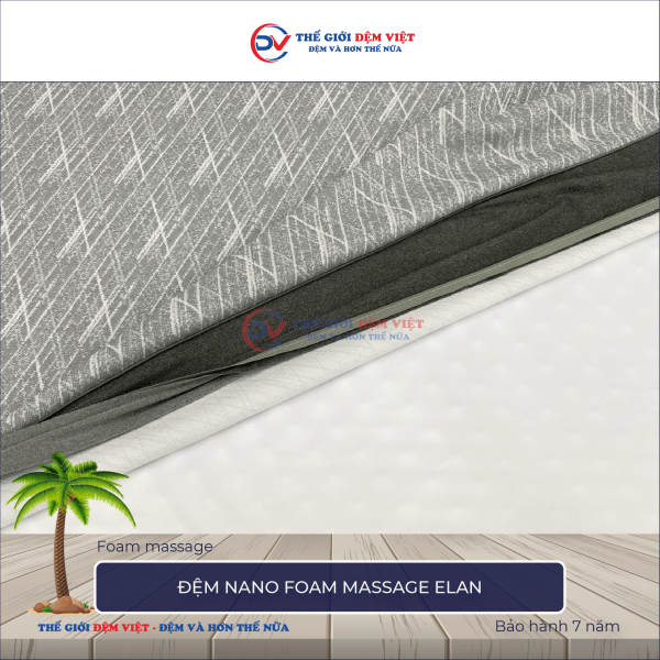 Đệm nano foam Massage Elan 2